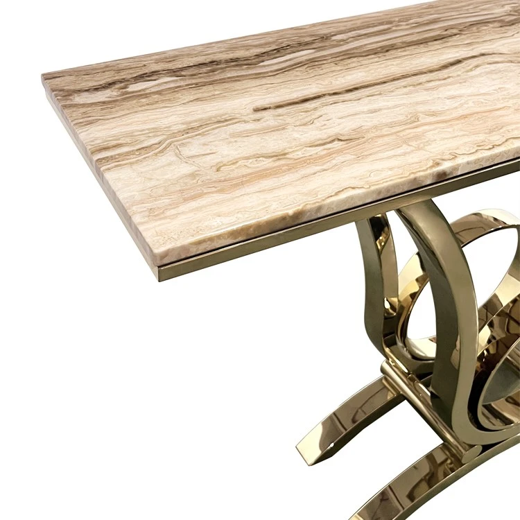 high-end marble console table