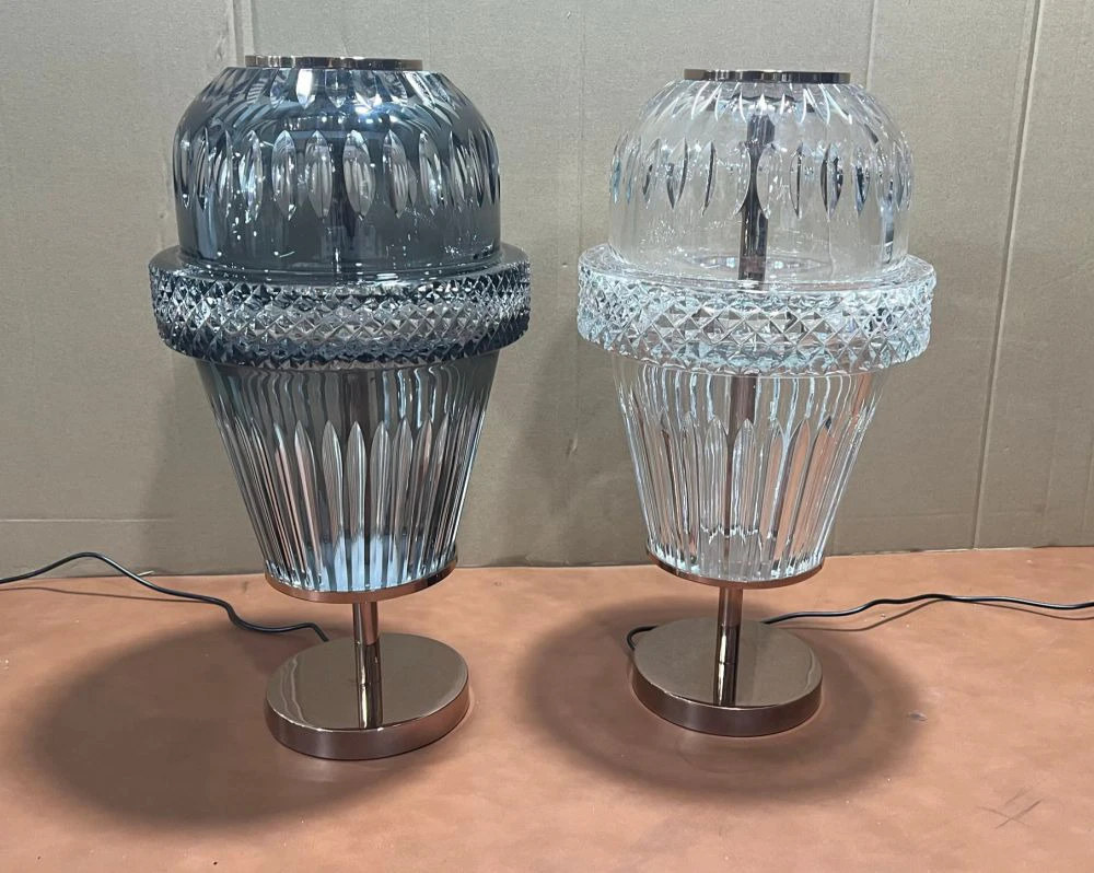 victorian crystal table lamps