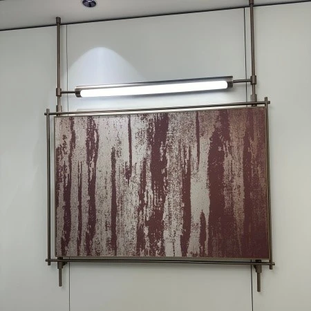 Stainless Steel Wall Art Display Rack