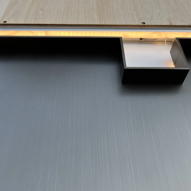 stainless steel bathroom mirror lamp