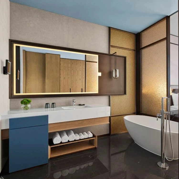 stainless steel mirror with light