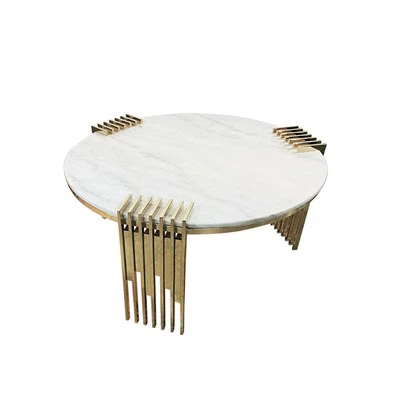 Modern Marble Round Coffee Table
