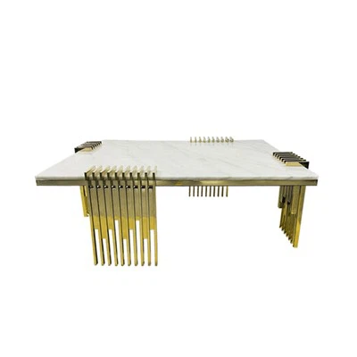 Rectangular Marble Coffee Table