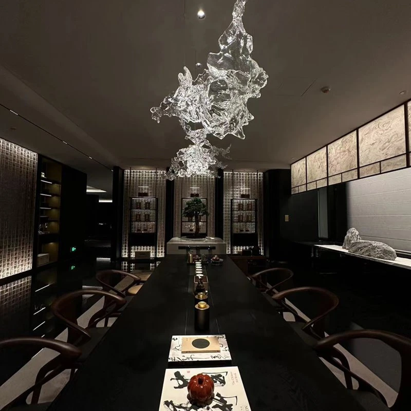 Wave Crystal Chandelier